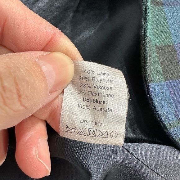 J. Crew plaid schoolboy blazer size 2 - Picture 13 of 13